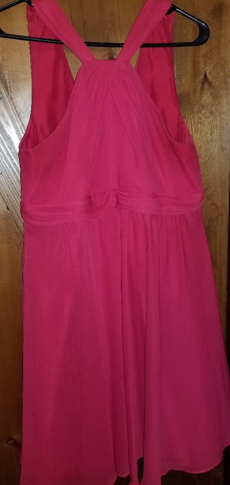 David's bridal red dress
